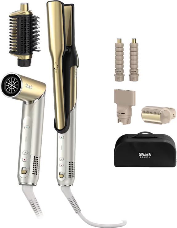 Shark Glam Airstyling Sleek Straight Waves & Curls multistyler