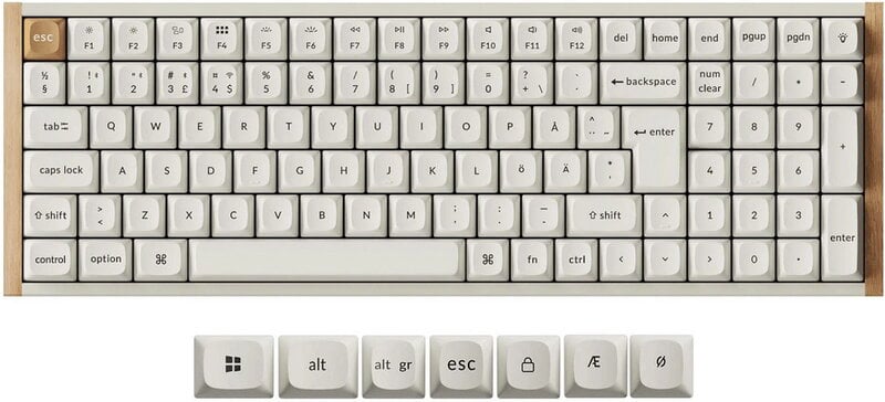 Keychron K4 HE SE Trådlöst Gamingtangentbord / Gateron 2.0 Magnetic Switch / Tri-mode / QMK/VIA
