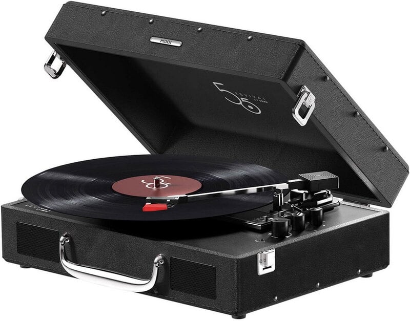 Mixx Revival 55 Vinyl Record Player Bluetooth / Bärbart fodral / Inbyggda högtalare