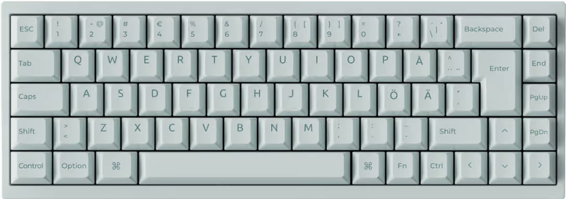 Keychron Q16 HE 65% 8K Trådbundet Ceramic