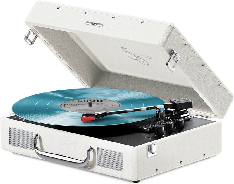 Mixx Revival 55 Skivspelare / Bluetooth / Inbyggda högtalare / Bärbart fodral
