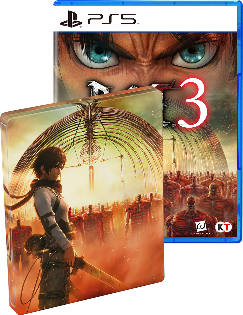 Attack on Titan 3 SteelBook Launch Edition (PS5)