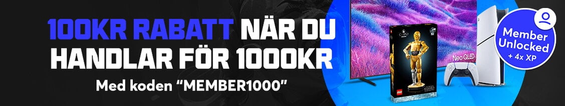 Bevis på kupong - Webhallen - Rabattkod: rabatt vid köp när minsta köp uppgår till 1000