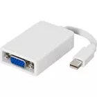 Deltaco Mini DisplayPort till VGA-adapter 20-pin ha - 15-pin ho 10cm