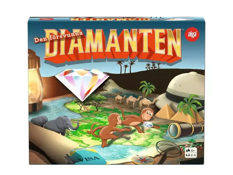 Product Image for Brädspel - Alga Den Försvunna Diamanten (Sv) - Barnspel | Webhallen