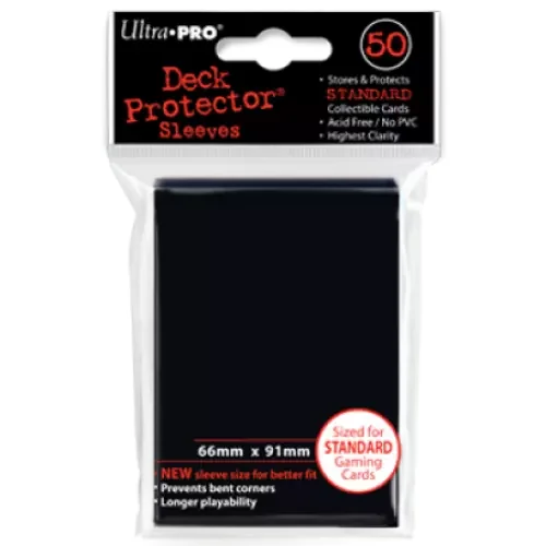Product Image for Ultra Pro - New Standard Black (50st) - Standard Sleeves | Webhallen