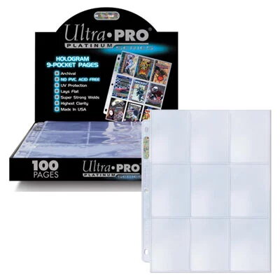 Ultra Pro 9-Pocket Pages Platinum (100st)