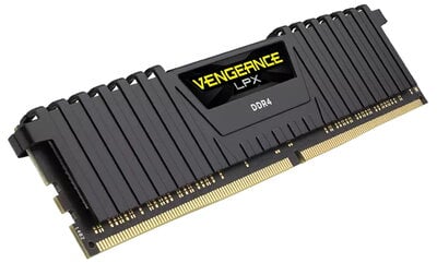 Corsair Vengeance LPX Black 8GB (1x8GB) / 2400Mhz / DDR4 / CL14 / CMK8GX4M1A2400C14