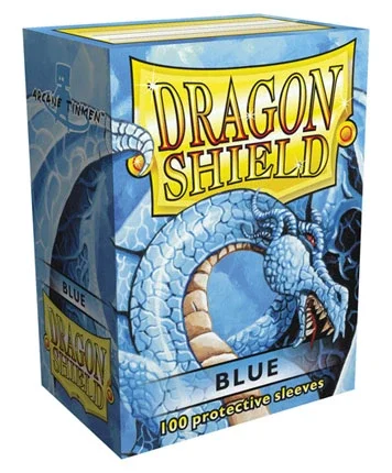Product Image for Dragon Shield Standard Sleeves Blue 63x88 (100 in box) - Standard Sleeves | Webhallen