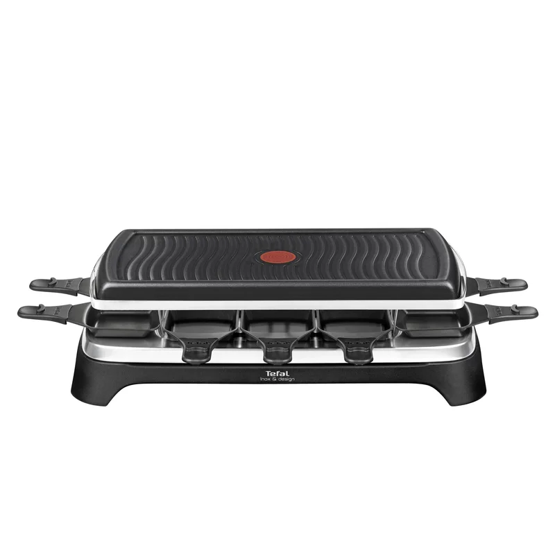 Product Image for Tefal Bordsgrill Raclette Inox & Design RE4588 - Smörgås- & Köksgrillar | Webhallen