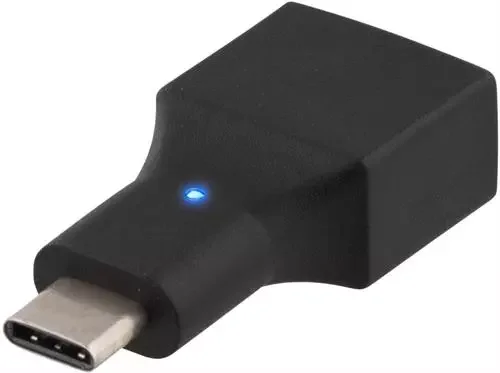 Product Image for Deltaco USB 2.0 adapter, Typ C - Typ A ho, svart - Adapter | Webhallen