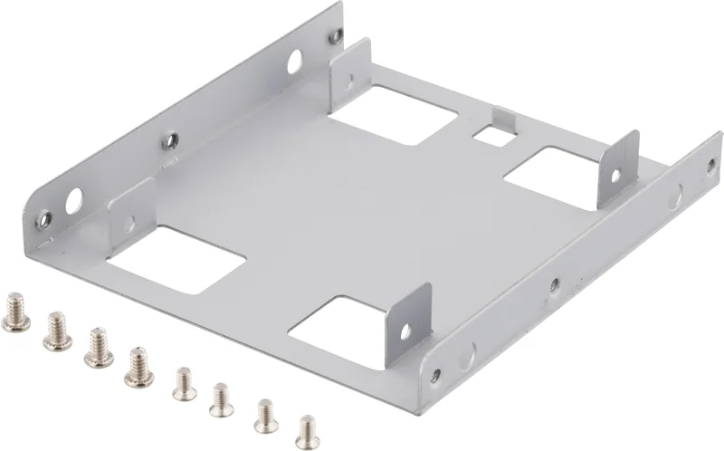 Product Image for Deltaco monteringsram, 2,5" HDD till 3,5", silver - Övrigt | Webhallen