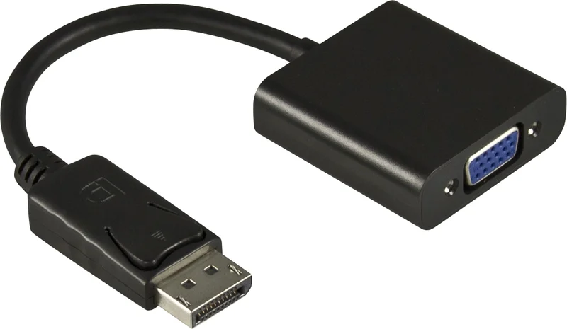 Product Image for Deltaco DisplayPort till VGA 20-p ha - 15-p ho, 0,2m, svart