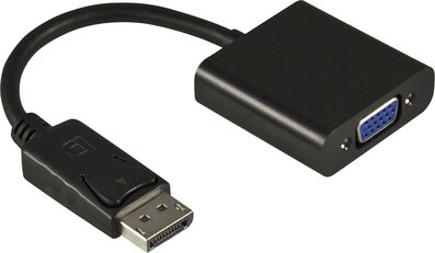 Deltaco DisplayPort till VGA 20-p ha - 15-p ho, 0,2m