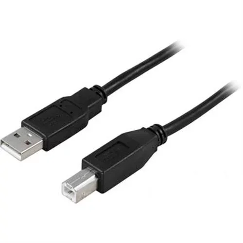 Product Image for Deltaco USB 2.0 kabel, Typ A - Typ B ha, 1m - Svart - USB-B kabel B (Skrivare) | Webhallen