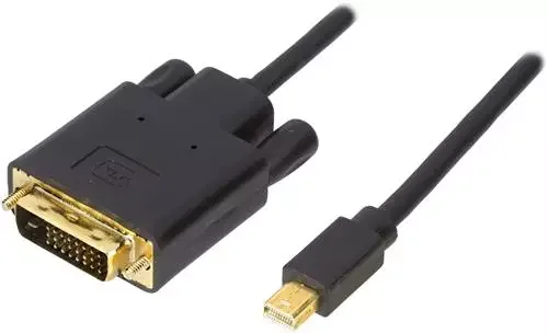 Product Image for Deltaco Mini-DisplayPort till DVI-kabel 2m - Svart