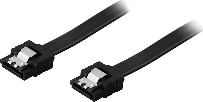 Product Image for Deltaco Serial ATA-600 (SATA 6g) Kabel 0.7m (Raka kontaker) - Kablar till hårddisk | Webhallen