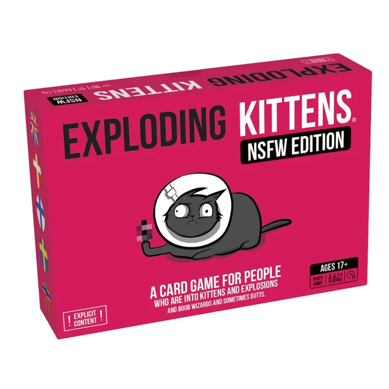 Product Image for Brädspel - Exploding Kittens NSFW Edition (Eng) - Brädspel | Webhallen