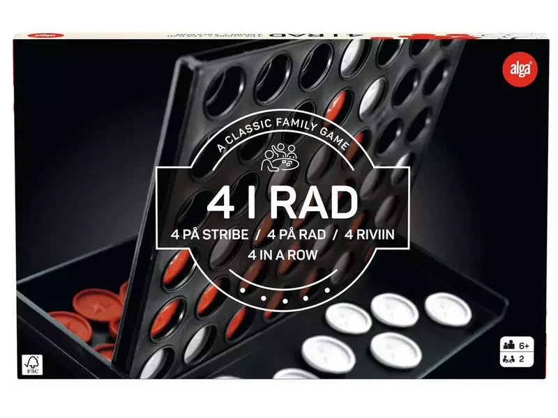Product Image for Brädspel - Alga 4 i Rad (Nordic) - Sällskapsspel | Webhallen