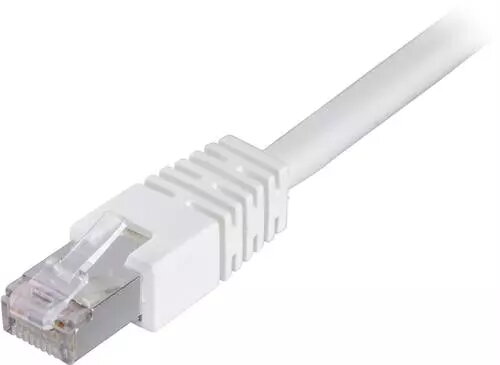 Deltaco FTP Cat6 Nätverkskabel / 20m - Vit