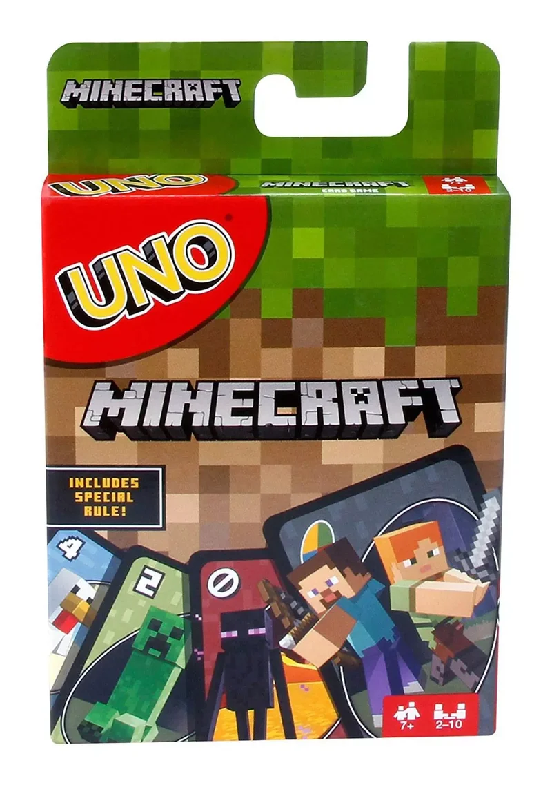 Product Image for Brädspel - Minecraft UNO Card Game (Eng) - Sällskapsspel | Webhallen