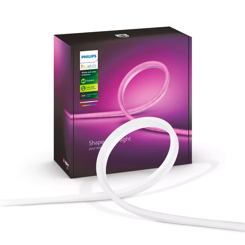 Product Image for Philips Hue White and Color Ambience Lightstrip för utomhusbruk / 2m - Belysning | Webhallen