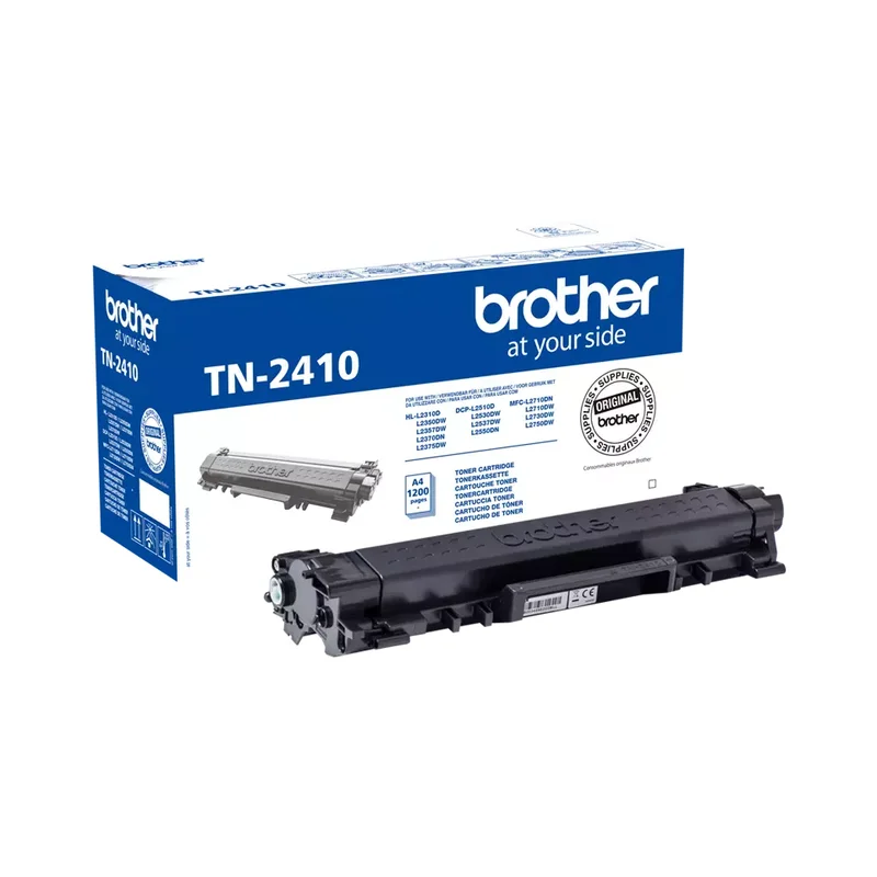 Product Image for Brother TN-2410 Toner Svart - 1200 sidor - Toner till skrivare | Webhallen