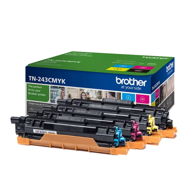 Product Image for Brother TN-243CMYK Toner ValuePack - 4x1000 sidor - Toner till skrivare | Webhallen