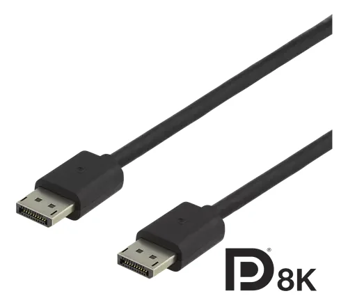 Product Image for Deltaco DisplayPort 1.4-kabel Svart - 2m