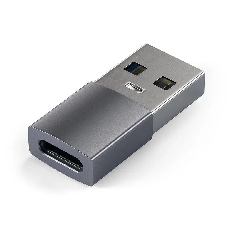 Product Image for Satechi USB-A till USB-C Adapter - Space Grey - Tillbehör | Webhallen