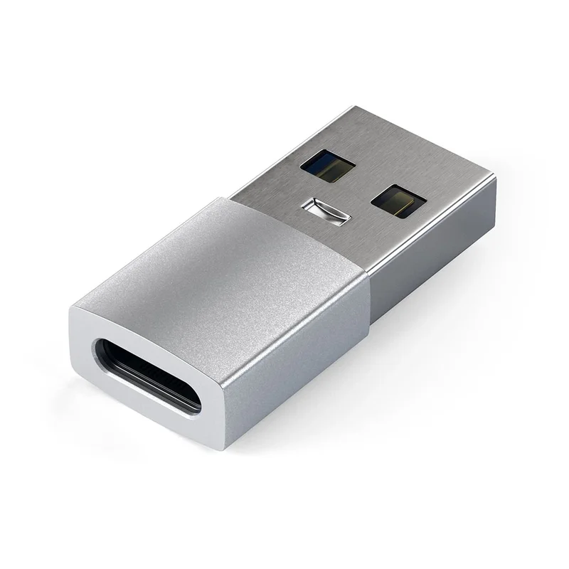 Product Image for Satechi USB-A till USB-C Adapter - Silver - Tillbehör | Webhallen