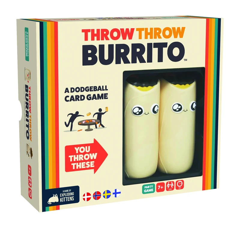 Product Image for Brädspel - Throw Throw Burrito A Dodgeball Card Game (Nordic) - Partyspel | Webhallen