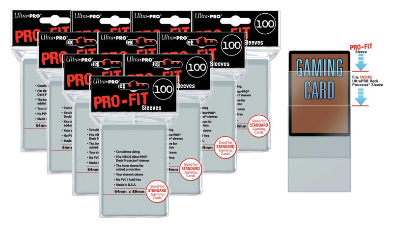 Ultra Pro - Standard Pro-Fit Sleeves 1000st (10 pack)