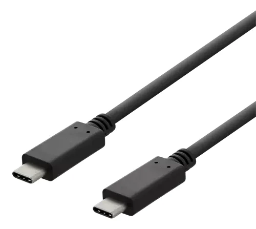 Product Image for Deltaco USB 2.0 kabel / Typ C - Typ C / 3m - Svart - USB-C kabel | Webhallen