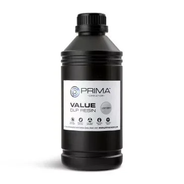 Product Image for PrimaCreator Value UV / DLP Resin - 1000 ml - Ljusgrå - 3D-skrivare - Resin | Webhallen