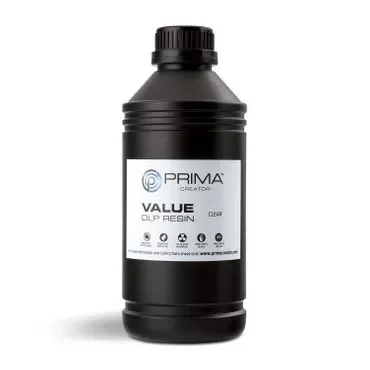 Product Image for PrimaCreator Value UV / DLP Resin - 1000 ml - Klar - 3D-skrivare - Resin | Webhallen