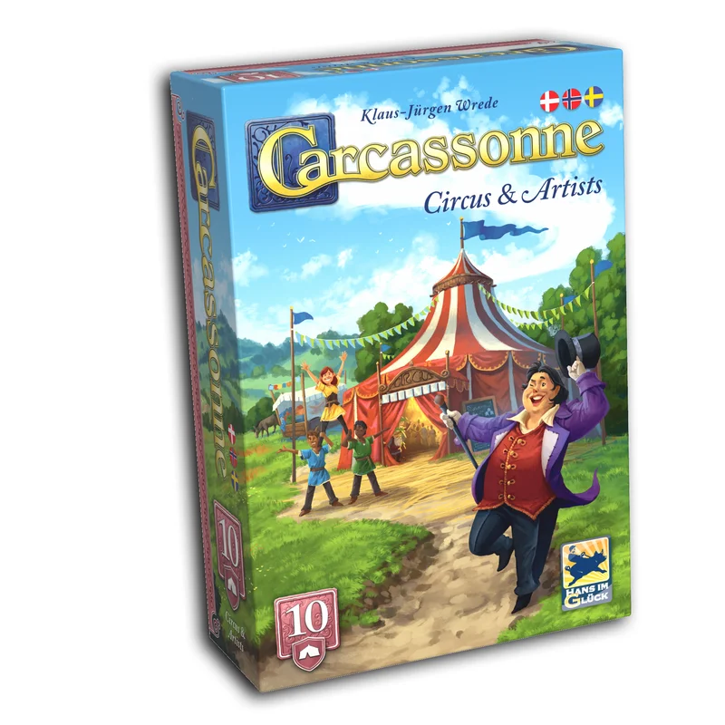 Product Image for Brädspel - Carcassonne - Expansion 10: The Circus (Nordic) - Expansioner | Webhallen
