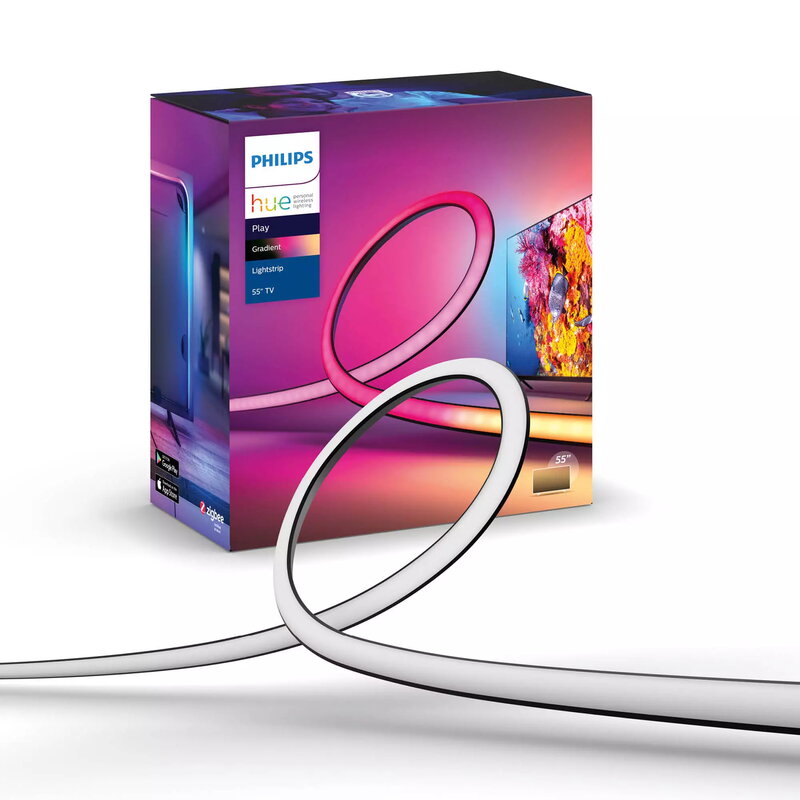 Philips Hue White and Color Ambience Play gradient lightstrip för 55" TV
