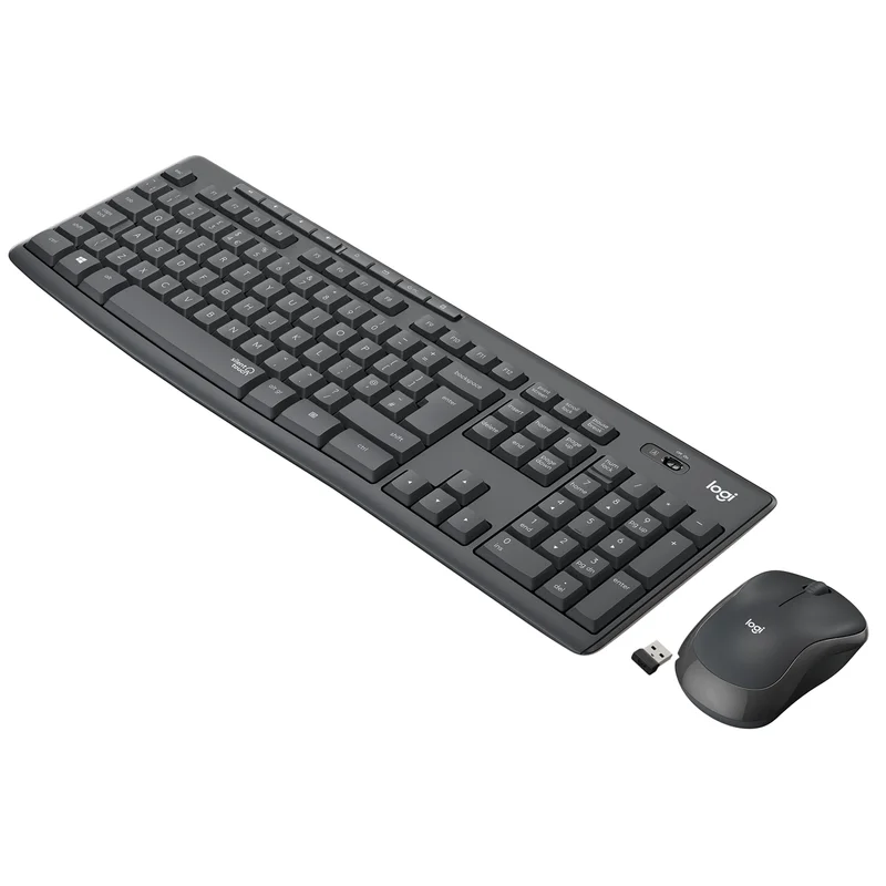Product Image for Logitech MK295 Trådlös mus- och tangentbordskombination med SilentTouch-teknik - Mus- & tangentbordspaket | Webhallen