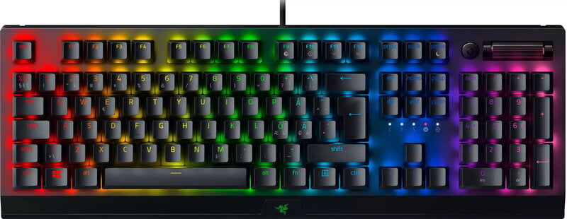Razer Blackwidow V3 - Gula Switchar