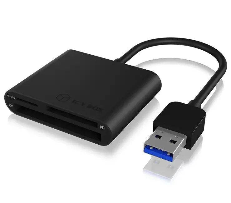 Product Image for ICY BOX Type-A USB 3.0 Multi Card Reader - Minneskortsläsare & adaptrar | Webhallen