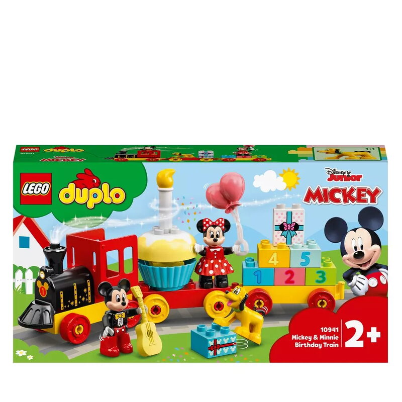 LEGO DUPLO Disney Musse och Mimmis födelsedagståg 10941