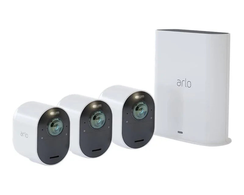 Product Image for Arlo Ultra 2 Spotlight - Trådlöst 4K HDR säkerhetssystem med 3 kameror