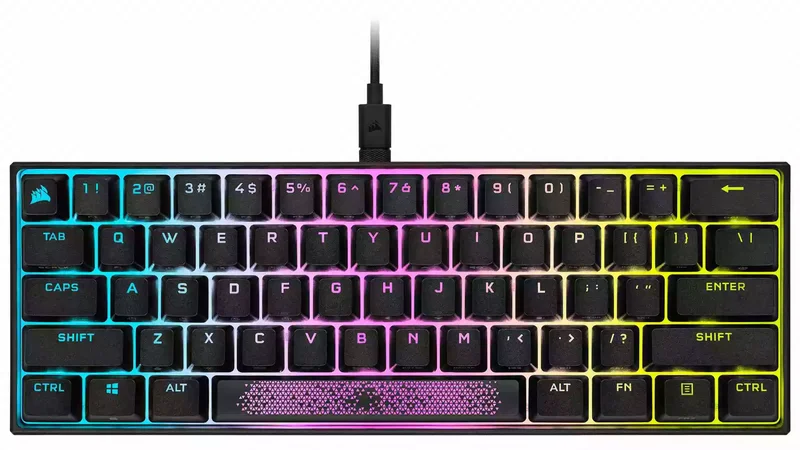 Product Image for Corsair K65 RGB Mini 60% - Black - Gamingtangentbord | Webhallen