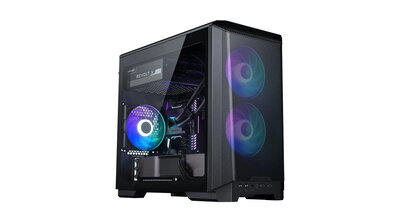 Phanteks Eclipse P200 Air iTX / Tempered Glass / DRGB - Svart