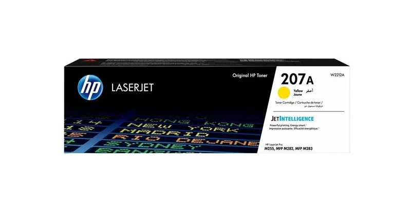 Product Image for HP Toner 207A - Gul - Förbrukning | Webhallen