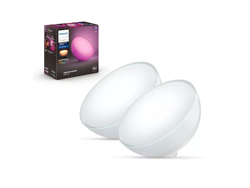 Philips Hue Go / Color / BT / Laddningsbar lampa - 2-Pack