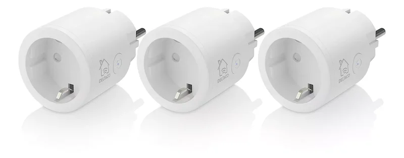 Product Image for Deltaco Smart Home Plug / 10A - 3-pack - Strömbrytare | Webhallen