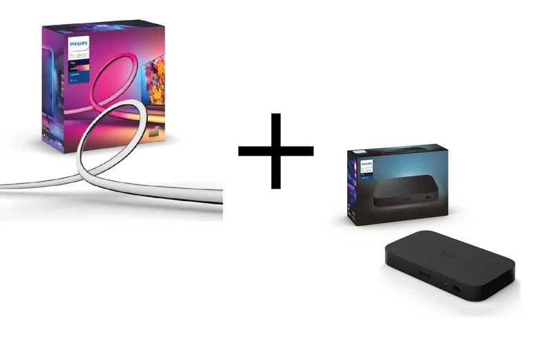 Product Image for Philips Hue Ambilight-paket för 75" TV (Gradient Lightstrip 75" + Sync Box) - Belysning | Webhallen