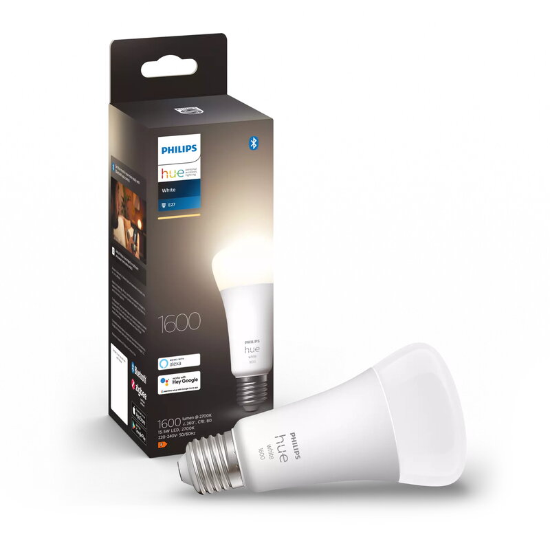 Philips Hue White 15,5W (100W) / A67 / E27 / 1-pack
